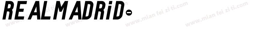 real madrid字体转换